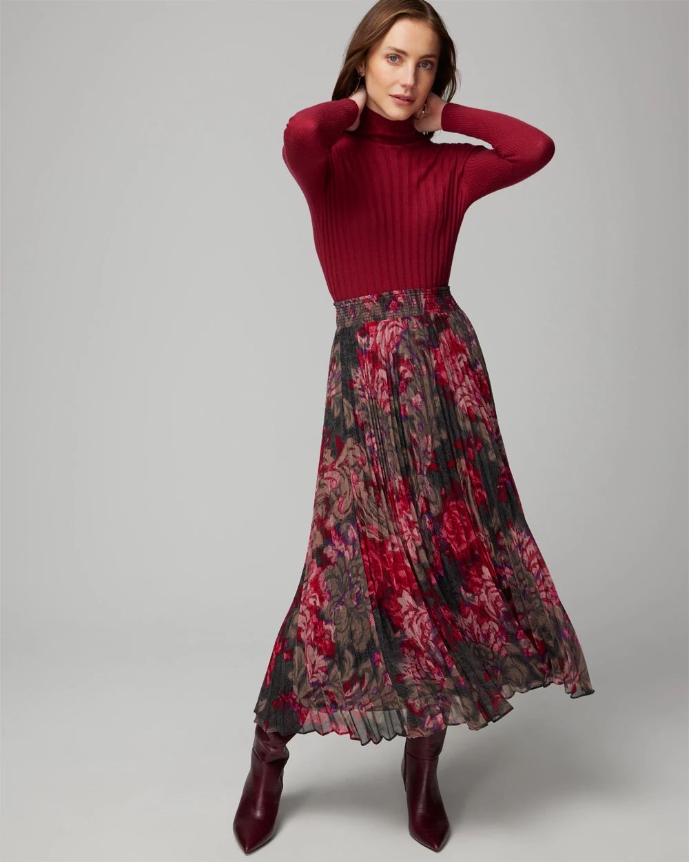 Next floral midi skirt clearance
